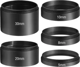 Alstar M48ext58123a Astronomical 2 Inch /m48-extension Tube Kit For Cameras And Eyepieces - Length