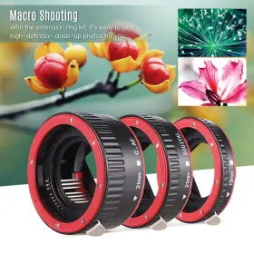 Andoer Qym8357327896598it Auto Focus Macro Lens Extension Tube Close Up Ring For Eos Ef Ef-s Camera M3p6