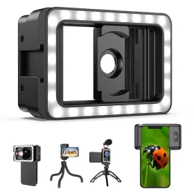 Apexel Apl-fl23 17mm 37mm Thread Adapter With Led Fill Light One-piece Phone