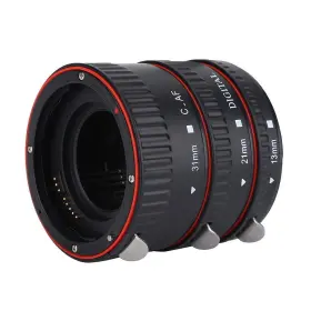Bindpo 641279634458 Auto Focus Macro Extension Tube Set 13mm 21mm 31mm Metal Autofocus Ef Mac
