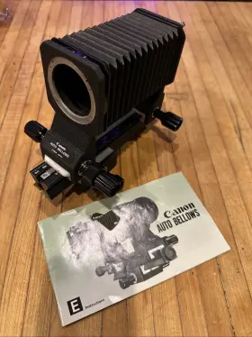 Canon 082966559006 Auto Bellows Fl/fd Mount No Double Release Cable Excellent Condition With Box Canon 082966559006 Auto Bellows Fl/fd Mount No Double Release Cable Excellent Condition With Box