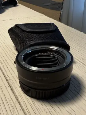 Canon 76020008314 Exc Mount Adapter Ef-eos R Rf Used No Caps