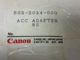 Canon Bg2-2034-000 85ii 85mm Bg2-2034 Lens Acc Adapter Wide Angle And Telephoto Accessories