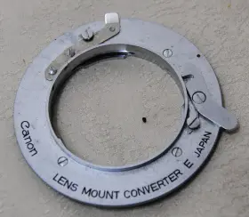 Canon R-0296 Lens Mount Converter E. Exakta To Fl. Infinity Focus