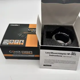 Commlite 959985301777 Cm-nf-nex Lens Adapter For Nikon F G To Sony E Mount A7 A9 Nex Cam