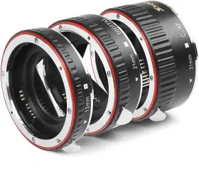D&f 634383436530 Af Auto Focus Macro Extension Tube Set Eos Ef/ef-s Lens Close-ups For Canon E