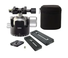 Desmond Dlow-55-tele Dlow-55 Tele Lens Kit 55mm Low Profile Ball Head And 3 Qr Plate Arca/rr