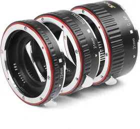 Dingfeng 313051677665 D&f Af Auto Focus Macro Extension Tube Set Eos Ef/ef-s Lens Close-ups For Canon