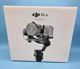 Dji Rs4002 Rs 4 Combo 3-axis Gimbal Stabilizer For Cameras Black New Open Box
