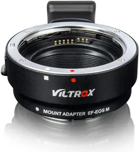 Ebyphan 747180250862 Ef-eos M Lens Adapter Auto-focus Converter Ring Compatible For Canon Ef/