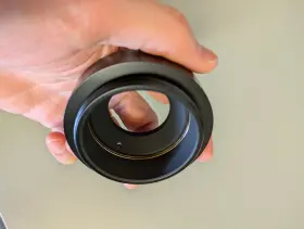 Edmund Optics #59-722 T-thread Mounting Ring For Motorized Filter Wheel With Cap
