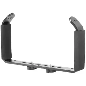 Flip 840014187782 Wide Double Handle And Tray With Dual 1/4-20 Thumb Screws For Compact System
