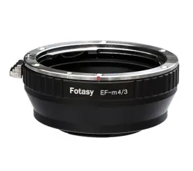 Fotasy 044447826376 Manual Ef Ef-s Mount Lens To M43 Adapter Mft Compatible With Ca