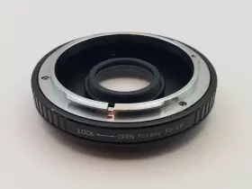 Fotasy 060606360479 Canon Fd Lens To Eos Ef Adapter - Black