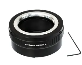 Fotasy 081159146498 Adjustable M42 Lens To Cannon Ef-m Mount Adapter Efm Eos M