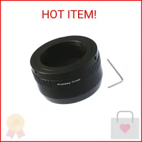 Fotasy 741459867881 Adjustable T2 /t Mount Lens To M43 Adapter Mft Compatible