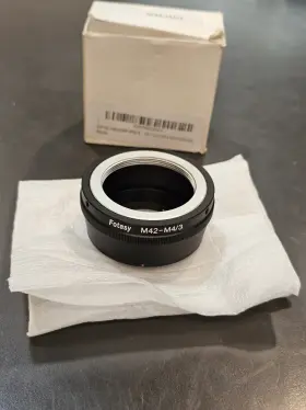 Fotasy 936069257632 M42-m4/3 Lens Adapter For M42 To Micro 4/3 Four Thirds Mount