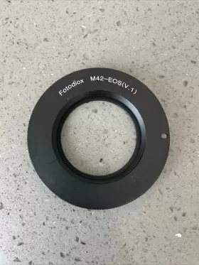 Fotodiox 3001qc M42-eos Adapter With Focus Confirmation M42 Lens To Canon Eos Body