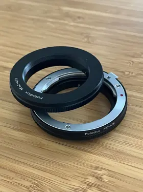 Fotodiox 812759017815 Lens Adapter Pentax K And M42 To 4/3 Mount Olympus Panasonic Four Thirds