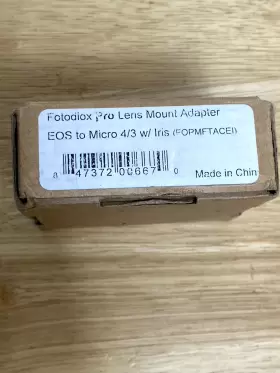 Fotodiox 847372006670 Pro Iris Lens Adapter Canon Eos To Micro Four Thirds With Fotodiox 847372006670 Pro Iris Lens Adapter Canon Eos To Micro Four Thirds With