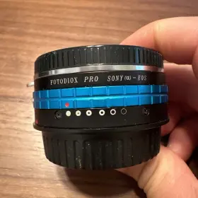 Fotodiox 847372006687 Pro Iris Lens Adapter Sony-a To Canon Eos Ef/ef-s Camera