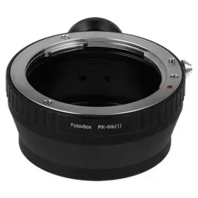 Fotodiox 847372008162 Lens Mount Adapter Pentax K Pk To Nikon 1-series Camera Fits V