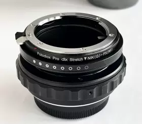 Fotodiox 847372022748 Dlx Stretch Adds Macro Adapter Ln Nikon F/g Or Ai Lens To Fuji X Body