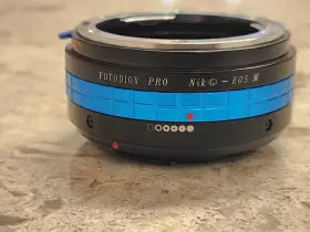 Fotodiox 847372024247 Pro Lens Adapter Nikon G To Canon Eos M Cameras