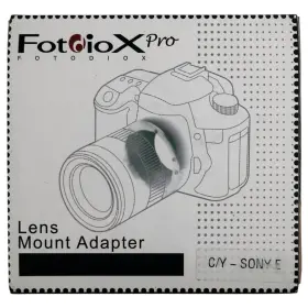 Fotodiox 847372030309 Pro Lens Adapter Contax/yashica To Sony E-mount Camera Open Box