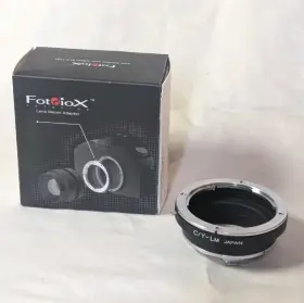 Fotodiox 847372059812 Contax/yashica Pro Lens Adapter For Leica M-mount Cameras