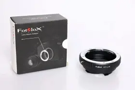 Fotodiox Cy-lm-6b C/y To L M Lens Adapter With Leica 6-bit M-coding Ex Condition