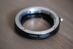 Fotodiox M-m4/3 Lens Mount Adapter Leica M To M4/3 Micro Four Thirds / Mft