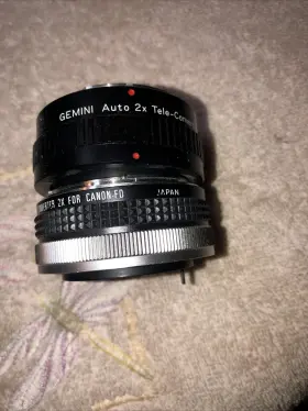 Gemini Auto23 2x234 Mint Auto Tele Converter 2x For Canon Fd Made In Japan