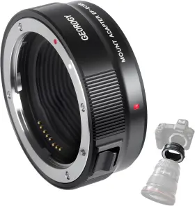 Geordgy 445025297203 Lens Adapter Ef-eos R For Canon Ef/ef-s Lenses To Eos Rp R5 R6 R7