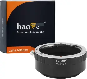 Haoge 313048179141 Manual Lens Mount Adapter For Canon Eos Ef Efs Ef-s To Rf