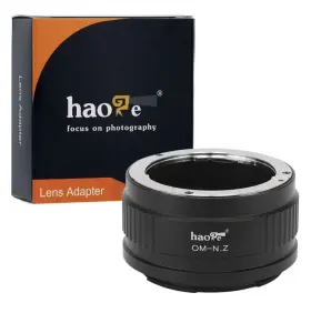Haoge 933996127465 Manual Lens Adapter For Olympus Om Mount To Nikon Z Camera Z6 Z7 New