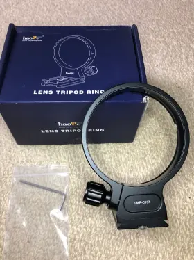 Haoge Lmr-c137 Lens Foot Ring-type Tripod Mount - 77mm Ring Inner Diameter