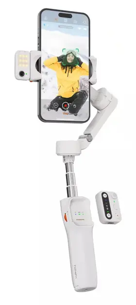 Hohem Hpg-v3-w - Isteady V3 3-axis Gimbal Stabilizer For Smartphone With Ai Tracking De