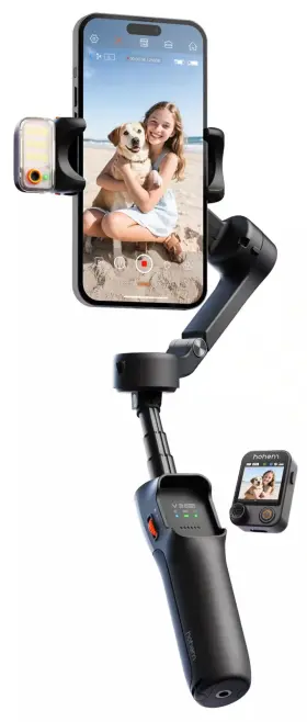 Hohem Hpg-v3u-b - Isteady V3 Ultra 3-axis Gimbal Stabilizer For Smartphone With Ai Tracki