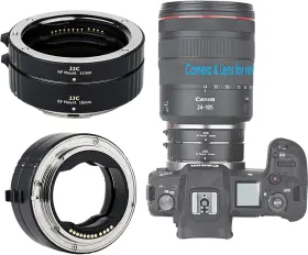 Jjc 445040681643 Canon Rf Mount Auto Focus Automatic Extension Tubes Macro Photography Adapt