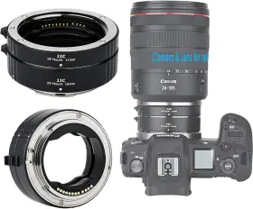 Jjc 744759734679 Canon Rf Mount Auto Focus Automatic Extension Tubes Macro
