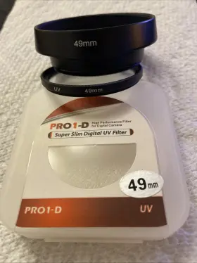 Jyc 662578166054 49mm Black Pro1d Uv Filter Hood