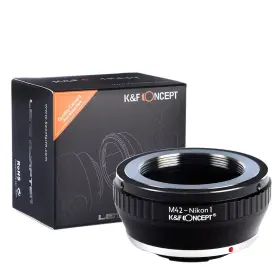 K&f 936069202212 New K&f Concept Adapter For M42 42mm Screw Mount Lens To Nikon 1 Camera V1 J1
