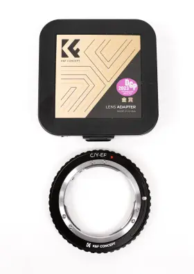 K&f Concept Kf06.129 K&f Lens Mount Adapter Contax Yashica C/y To Ef