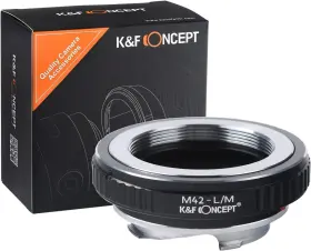 K&f Concept Kf06.163 K&f Lens Fit Lm-ea7 Adapter For M42 To Leica M Camera M-p M240 M10r