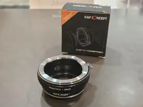 K&f Concept Kf06.169 K&f Lens Mount Adapter For Praktica To Micro M4/3 Camera Body G2 G5