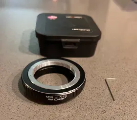 K&f Concept Kf06.251 K&f M39-nex Lens Adapter Ring For Leica M39 To Sony E Nex Camera