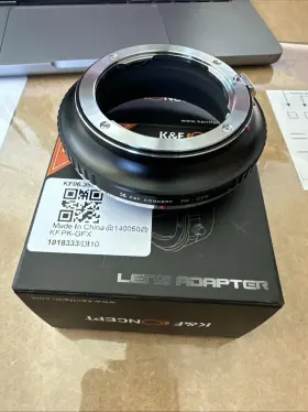 K&f Concept Kf06.355 K&f Lens Mount Adapter For Pentax Pk To Fujifilm G Gfx Camera