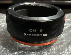 K&f Concept Kf06.457 K&f Om-nex Manual Lens Adapter Opened Box Unmounted. Unused K&f Concept Kf06.457 K&f Om-nex Manual Lens Adapter Opened Box Unmounted. Unused