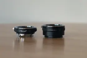 K&f Kf06.174 Lot Of 2 Nikon Ais-f Mount Lens Adapter To Leica M And Lumix L Mint